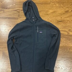 Patagonia Boys R1 full zip hoodie fleece